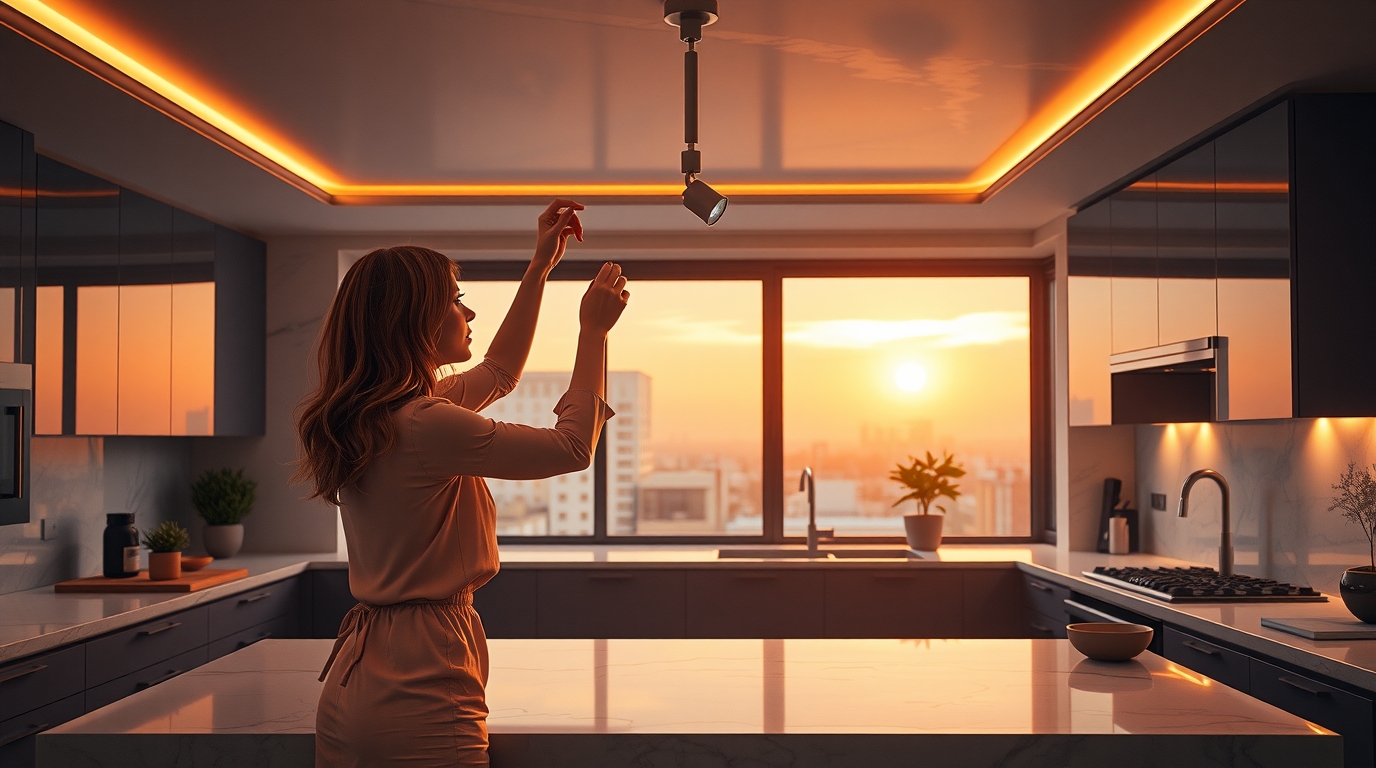 Шинопровод для трековых светильников, встраиваемый в гипсокартон