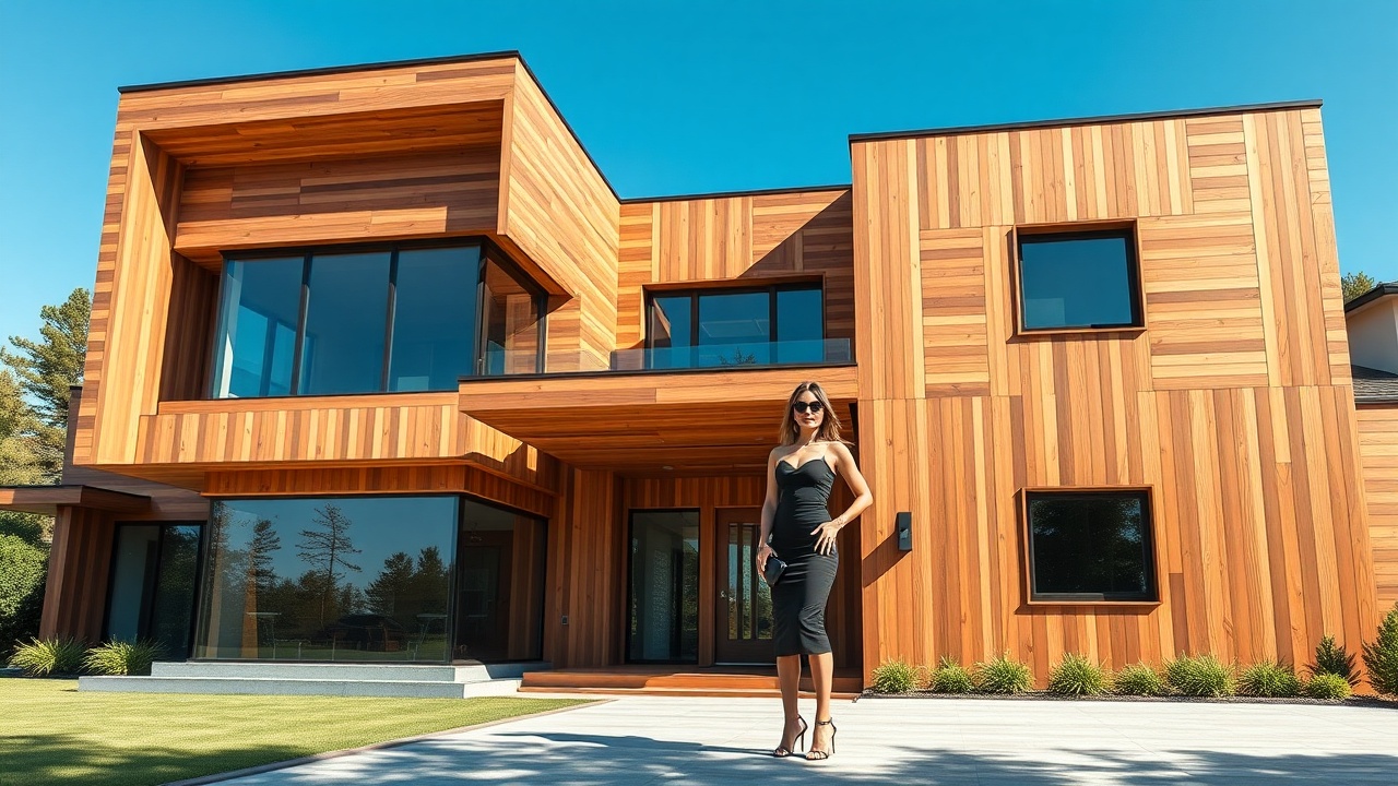 фасадная доска из дпк для наружной отделки